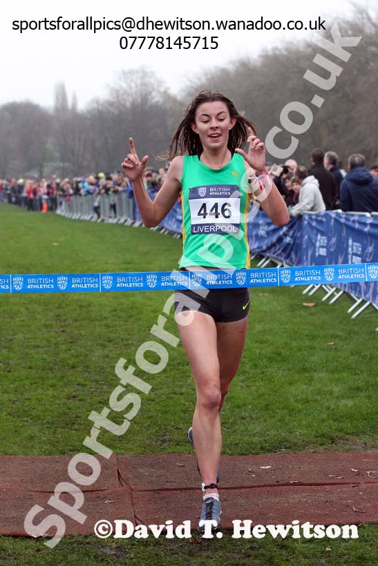 Women's under-17s and under-20s European Cross Country Trials, Sefton Park, Liverpool. Photo: David T. Hewitson/Sports for All Pics